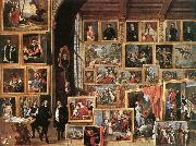 TENIERS, David the Younger The Gallery of Archduke Leopold in Brussels oil painting